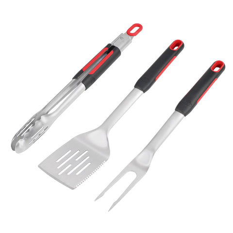 Expert Grill Soft Grip 3 Piece Barbecue Grill Tool Set