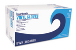 General Purpose Vinyl Gloves, Powder/Latex-Free, 2.6 mil,Clear, 100/Box]