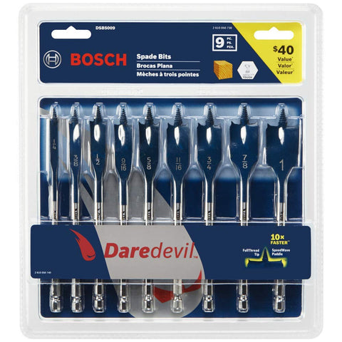 Bosch DSB5009 Daredevil Spade Bit Set [9 PC]