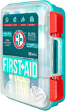 Be Smart Get Prepared - 351 Piece First Aid Kit - Exceeds OSHA ANSI/ISEA Standards for 100 People - Workplace, Home, Car, School, Emergency, Survival, Camping, Hunting, Sports