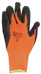 Latex Coated Work Gloves Large Orange[12 Pack]