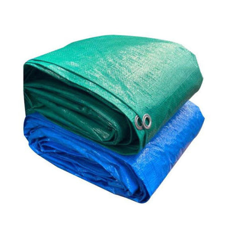 6-Ft X 8-Ft Green Standard Polyethylene Tarp [ 2pack]