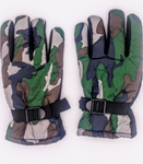 One Size  Camo Insulated Cold Weather Gloves