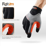 FOUR-AM Work Gloves Men & Women, Utility Mechanic Working Gloves High Dexterity Touch Screen For Multipurpose,Excellent Grip