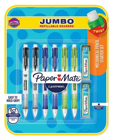 Paper Mate Clearpoint #2 Mechanical Pencils [ 8 Pack]