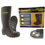 Worksite 16" PVC Boots Black Steel Toe