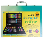 Art 101 Scratch and Color Art Kit with [103 PC]