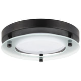 SUNLITE LED 8 Inch Ceiling Light Fixture, 2 Pack, 17 Watts  , Dimmable, 15,000 Hr Lifespan, Black, For Entryways & Kitchen