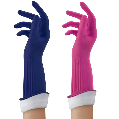 Playtex Living Gloves, Reusable Cleaning Gloves, Size Medium,[2 Pairs]