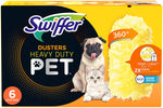 Swiffer 360 Dusters Heavy Duty Pet Refills, Febreze Odor Defense, 6 Count