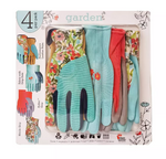 Midwest Gloves Ladies Premium Garden Gloves Assorted [4-Pack]