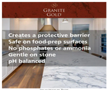 Multi-Surface Countertop Sealer Wipes for Granite, Marble, Travertine and More Natural Stone Countertops