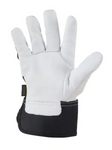 FIRM GRIP Leather Gloves with Safety Cuff