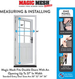 Magic Mesh Hands-Free Screen Door