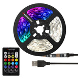 Monster Multi-Color Multi-White USB LED Light Strip with Remote- [6.5 FT]