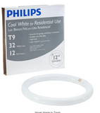 Philips 32-Watt 12 in. Linear T9 Fluorescent Tube Light Bulb Cool White (4100K) Circline