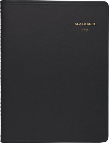 Monthly Planner, 11 x 9, Black Cover, 15-Month (Jan to Mar): 2023 to 2024