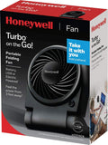 Turbo On The Go USB/Battery Powered Fan, Black