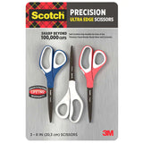 3M Scotch Precision Ultra Edge 8" Scissor, [3-count]