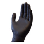 Safety Zone  Standard Glove,  Powder-Free, Nitrile, Black