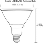 SUNLITE PAR38 LED 18W DIMMABLE {120W EQUIVALENT}