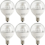 Sunlite LED G16.5 Globe Light Bulb, 7 Watts  [6PAK]