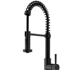 Vigo Edison Pull-Down Spray Kitchen Faucet [Matte Black]