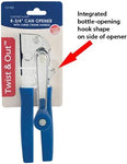 Winco  8-3/4" Portable Can Opener with Crank Handle, Chrome Plated